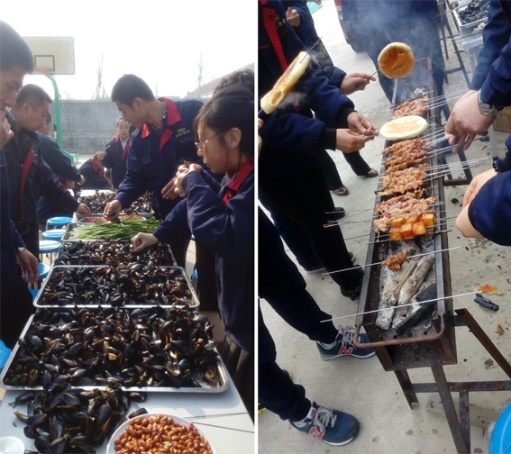 煙臺華順油氣潤滑設(shè)備成立12周年慶典，慶典結(jié)束后公司組織了自助燒烤，大家自動動手烤肉，互娛互樂！煙臺華順油氣潤滑系統(tǒng)&mdash;&mdash;中國油氣潤滑系統(tǒng)客戶認(rèn)可度最高品牌，可直接替代進(jìn)口同類產(chǎn)品